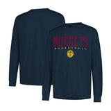 Ultra Game Men's NBA Official Super Soft Game Day Long Sleeve T-Shirt | Denver Nuggets