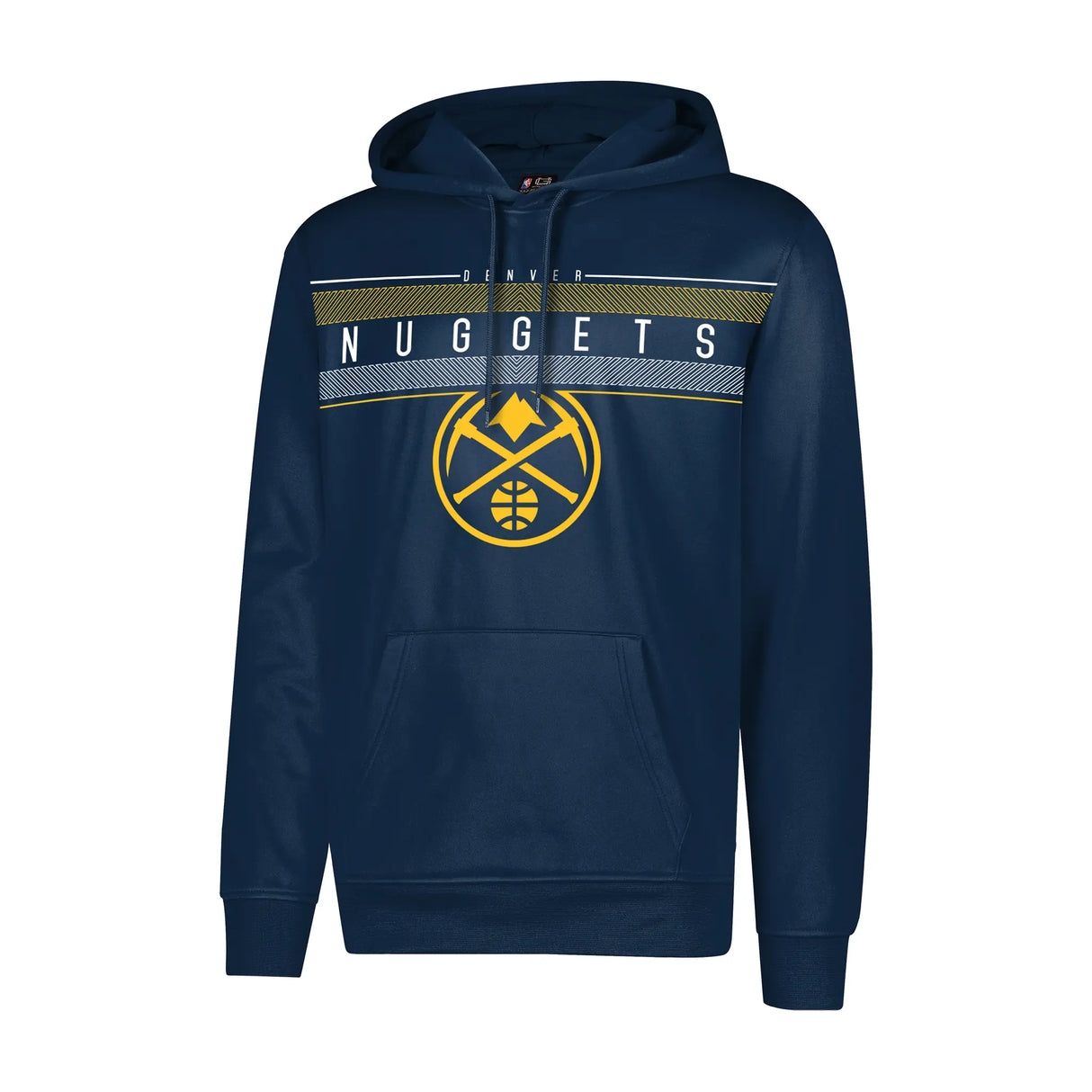 Ultra Game Men's NBA Official Super Soft Midtown Hoodie Sweatshirt | Denver Nuggets