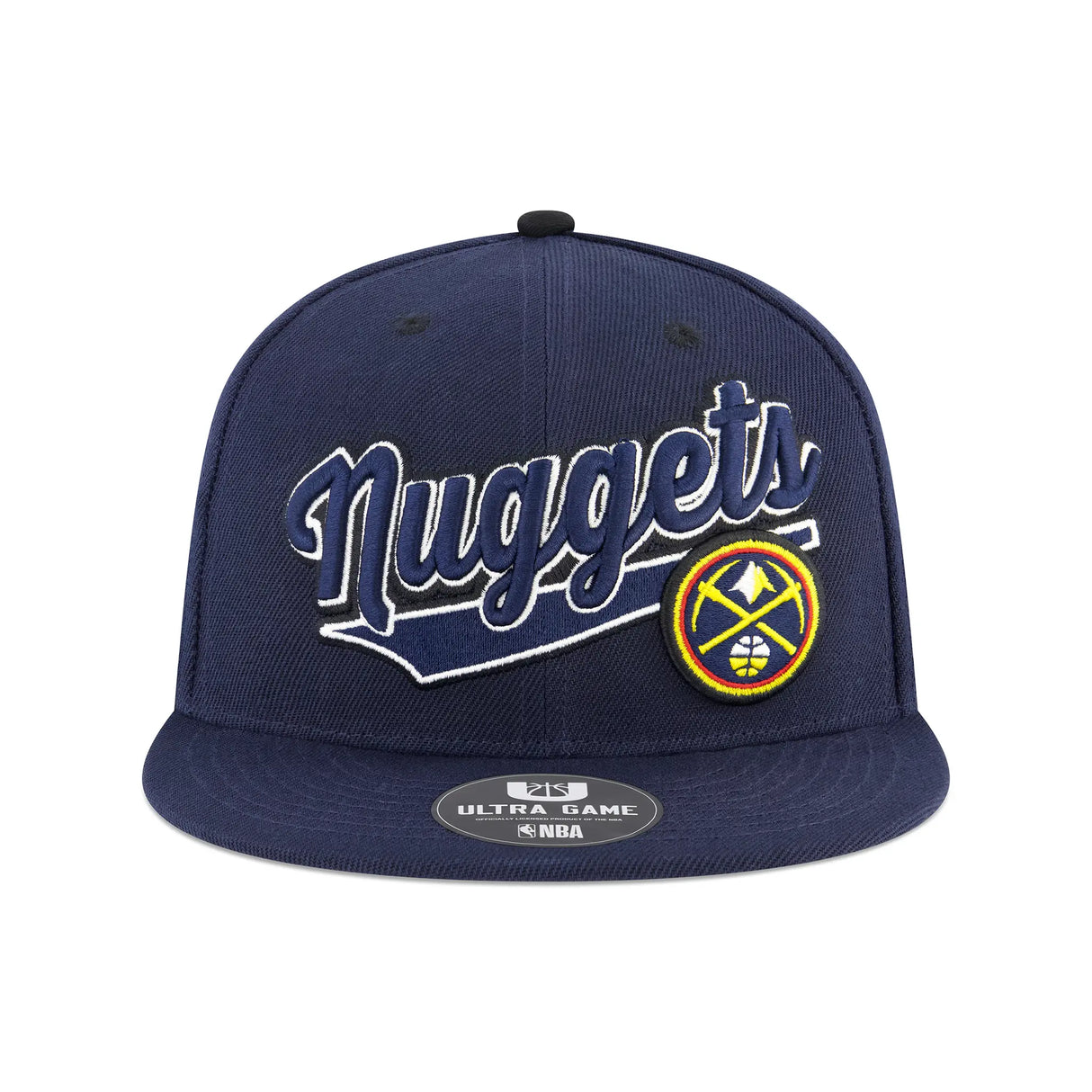 Ultra Game Men’s NBA Official Snap Back 3D Embroidered Team Logo Baseball Cap Hat | Denver Nuggets