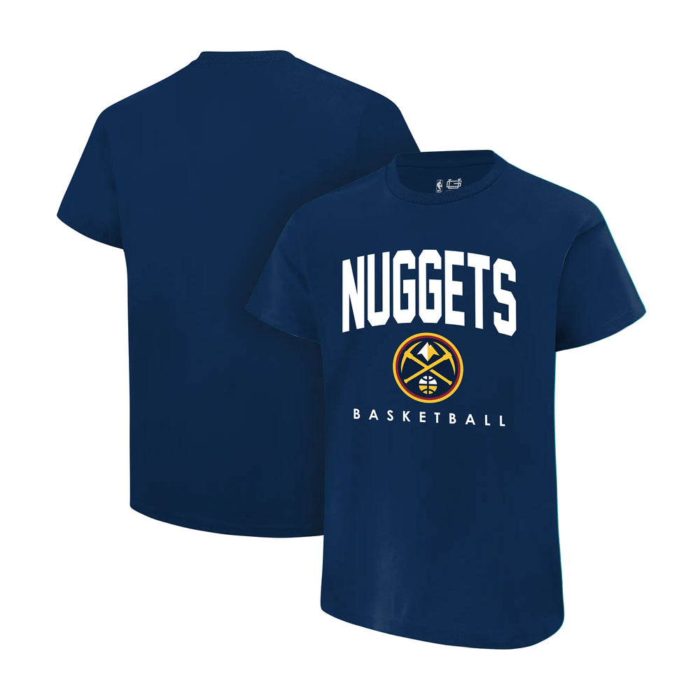 Ultra Game Men's NBA Official Super Soft Teamster Short Sleeve T-Shirt | Denver Nuggets