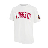 Ultra Game Men's NBA Official Embroidered Letters Super Soft T-Shirt | Denver Nuggets