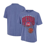 Ultra Game Men's NBA Official Hoops Short Sleeve T-Shirt | Detroit Pistons