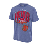 Ultra Game Men's NBA Official Hoops Short Sleeve T-Shirt | Detroit Pistons