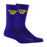 Ultra Game Men's NBA Official Athletic Cushioned Core Logo Team Crew Socks - 3 Pack | Golden State Warriors