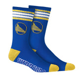 Ultra Game Men's NBA Official Athletic Cushioned Secure Fit Team Crew Socks - 3 Pack | Golden State Warriors