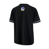 Ultra Game Men’s NBA Official Super Soft Button Down Jersey Baseball Shirt | Golden State Warriors