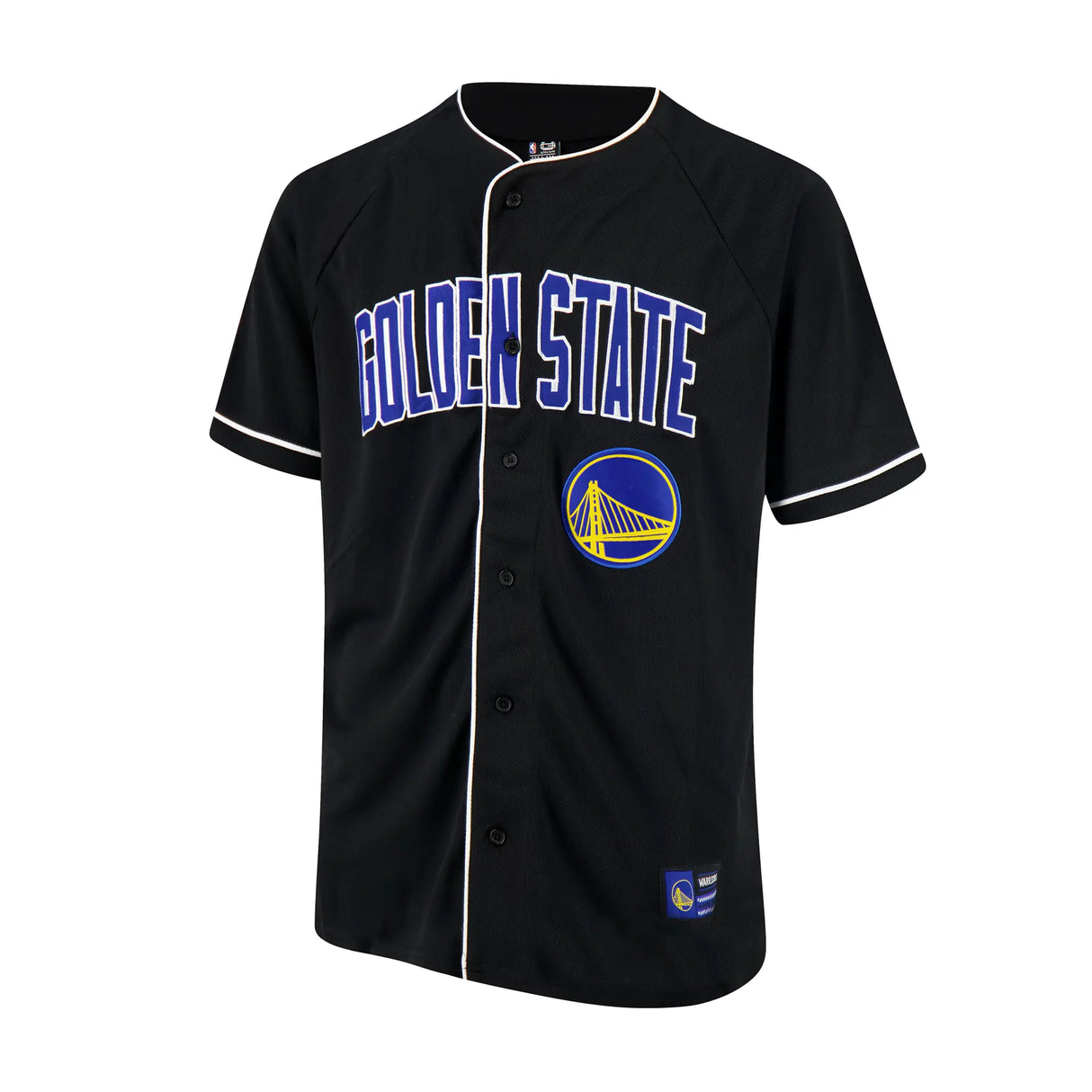 Ultra Game Men’s NBA Official Super Soft Button Down Jersey Baseball Shirt | Golden State Warriors