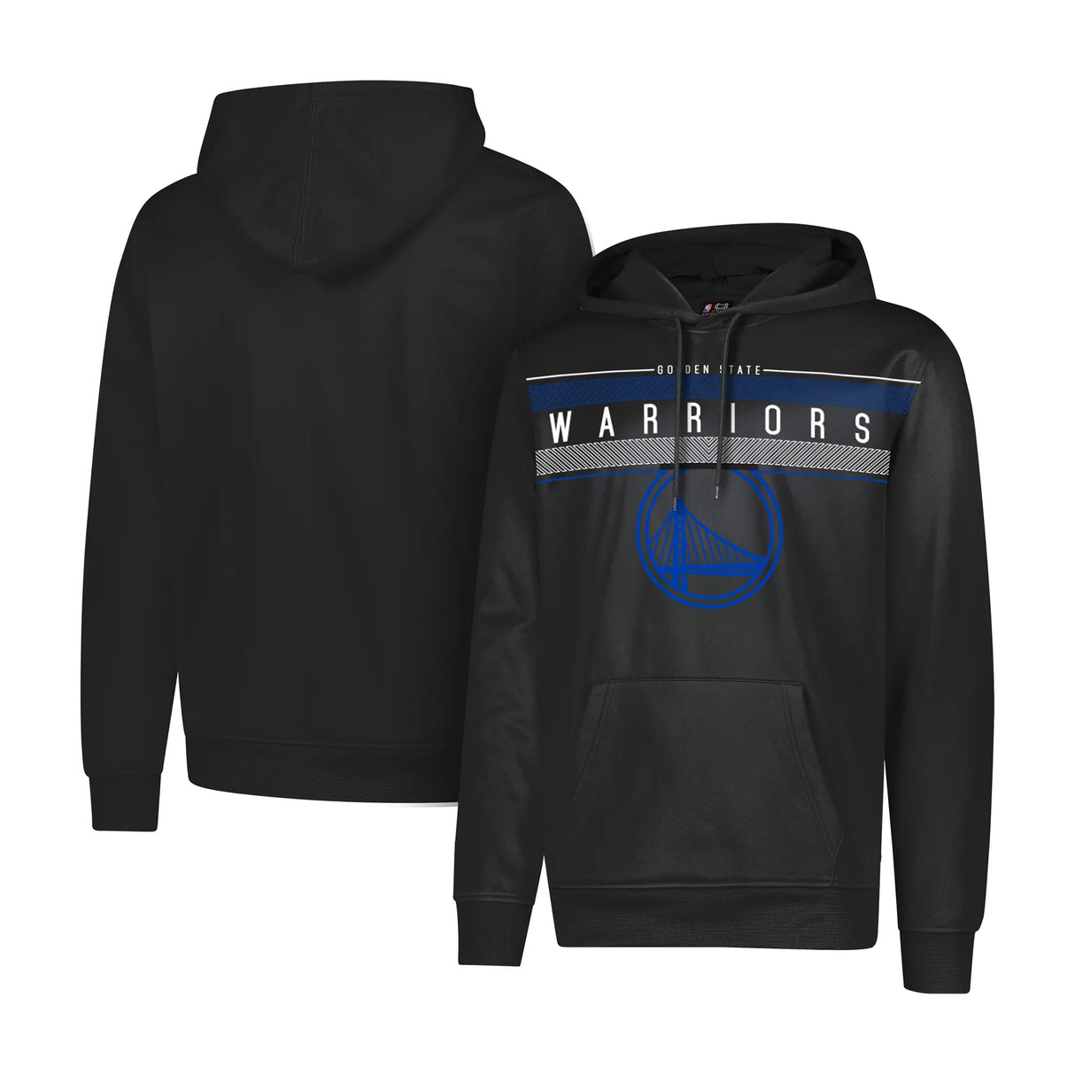 Ultra Game Men's NBA Official Super Soft Midtown Hoodie Sweatshirt | Golden State Warriors