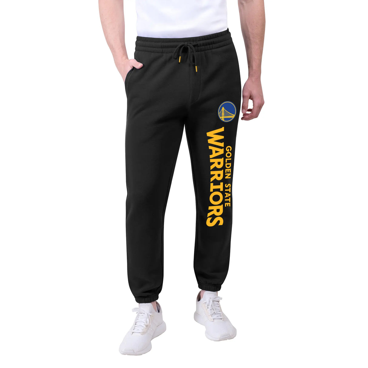 Ultra Game Men's NBA Official Super Soft Team Jogger Sweatpants | Golden State Warriors