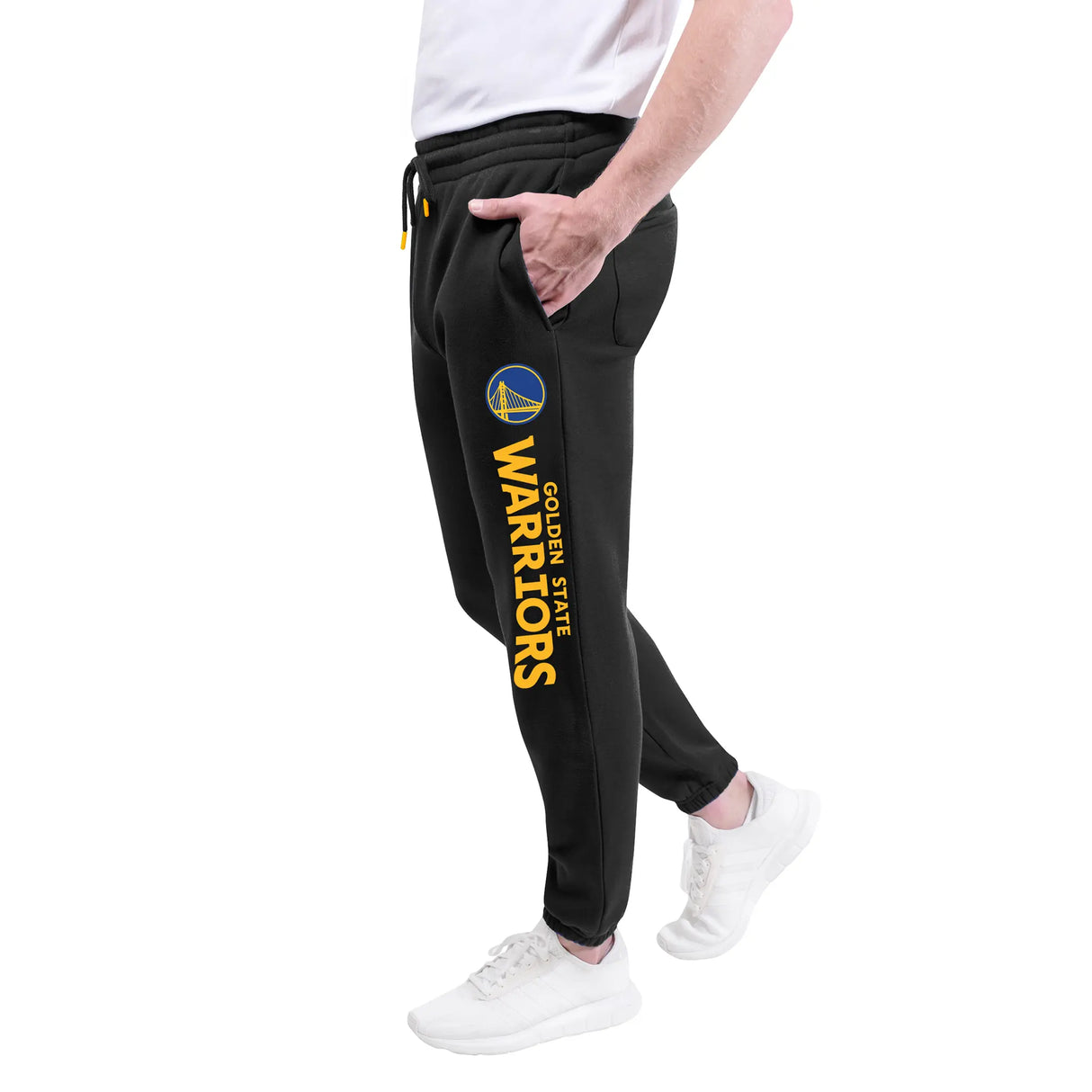 Ultra Game Men's NBA Official Super Soft Team Jogger Sweatpants | Golden State Warriors