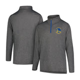 Ultra Game Men's NBA Official Super Soft Quarter Zip Long Sleeve T-Shirt | Golden State Warriors