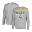 Ultra Game Men’s NBA Official Super Soft Supreme Long Sleeve T-Shirt | Golden State Warriors