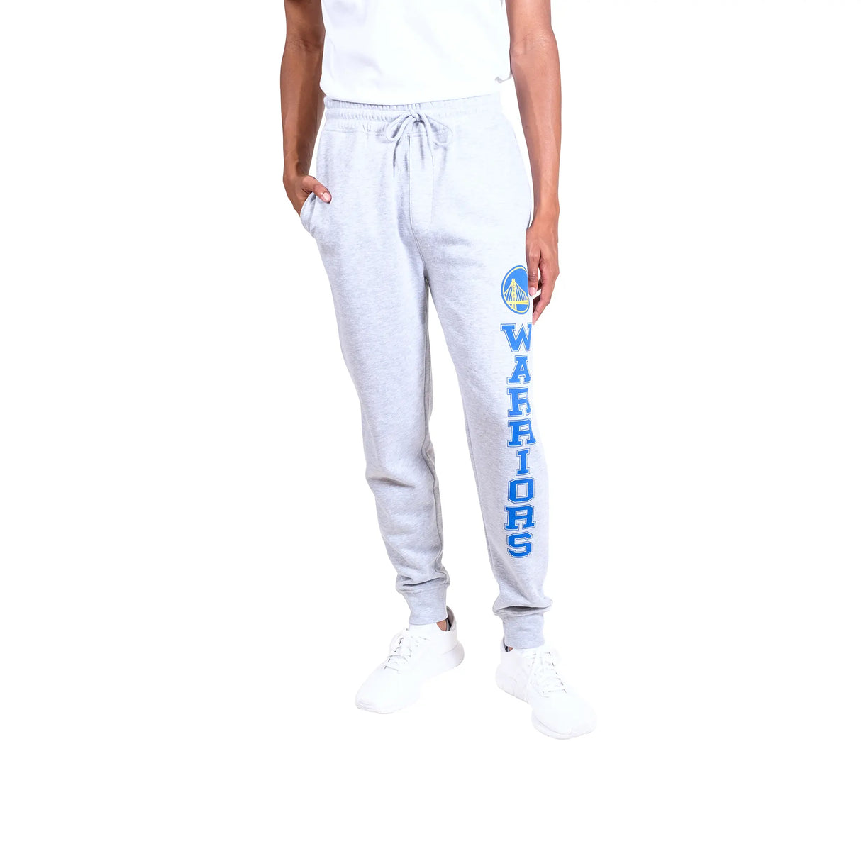 Ultra Game Men's NBA Official Super Soft Team Jogger Sweatpants | Golden State Warriors