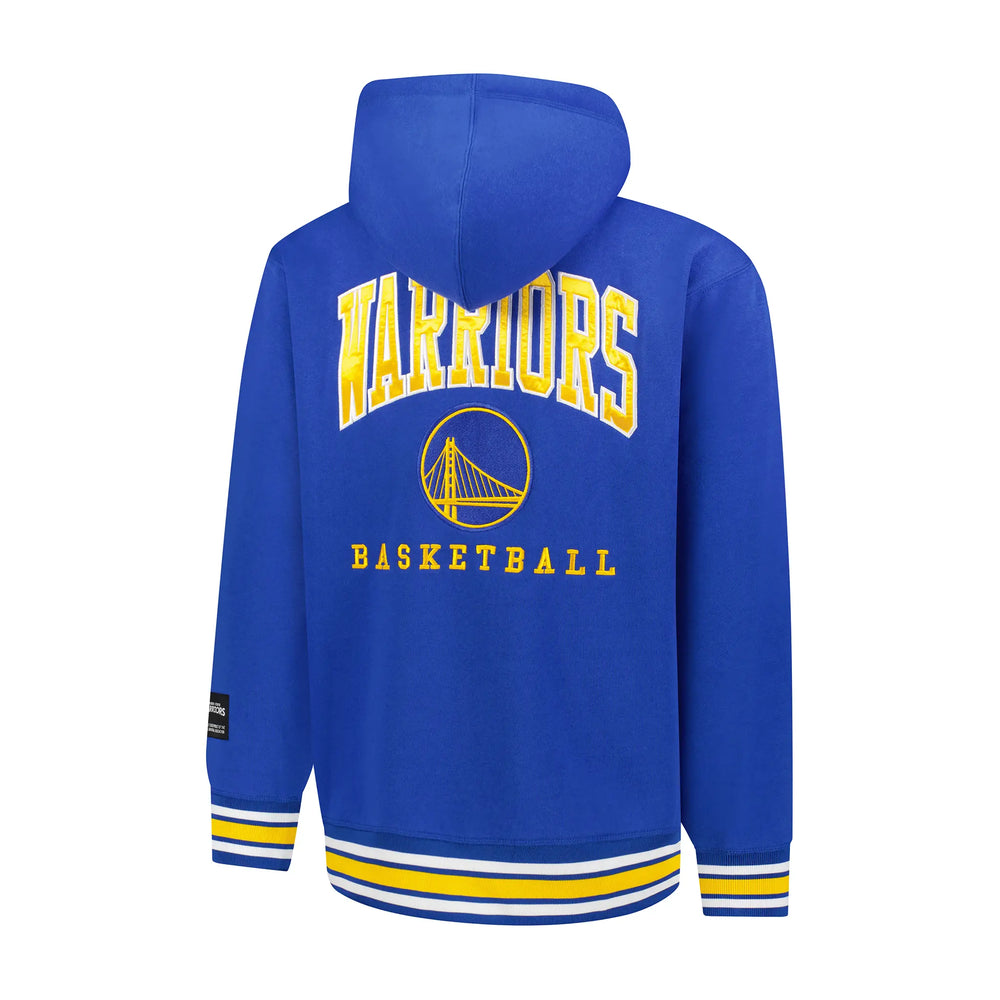 Ultra Game Men's NBA Official MVP Premium Quality Full Zip Hoodie Jacket | Golden State Warriors