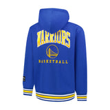 Ultra Game Men's NBA Official MVP Premium Quality Full Zip Hoodie Jacket | Golden State Warriors