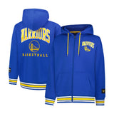 Ultra Game Men's NBA Official MVP Premium Quality Full Zip Hoodie Jacket | Golden State Warriors
