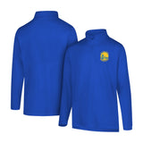 Ultra Game Men's NBA Official Super Soft Quarter Zip Long Sleeve T-Shirt | Golden State Warriors