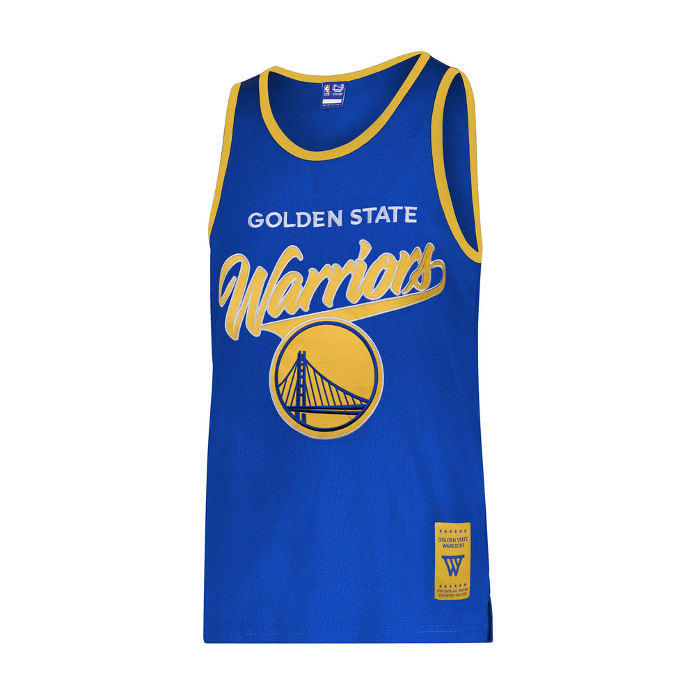 Ultra Game Men's NBA Official Tank Top Mesh Sleeveless Muscle T-Shirt | Golden State Warriors