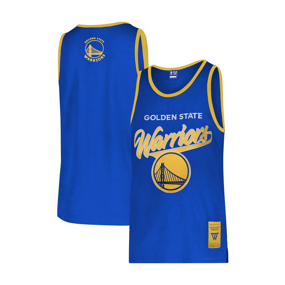 Ultra Game Men's NBA Official Tank Top Mesh Sleeveless Muscle T-Shirt | Golden State Warriors