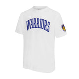 Ultra Game Men's NBA Official Embroidered Letters Super Soft T-Shirt | Golden State Warriors
