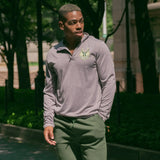 Ultra Game Men's NBA Official Super Soft Quarter Zip Long Sleeve T-Shirt | Boston Celtics