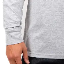 ultra game mens nba official heather gray super soft supreme long sleeve t shirt feature 3