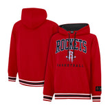 Ultra Game Mens NBA Official Premium Quality MVP Hoodie Sweatshirt | Houston Rockets