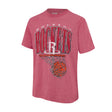 Ultra Game Men's NBA Official Hoops Short Sleeve T-Shirt | Houston Rockets