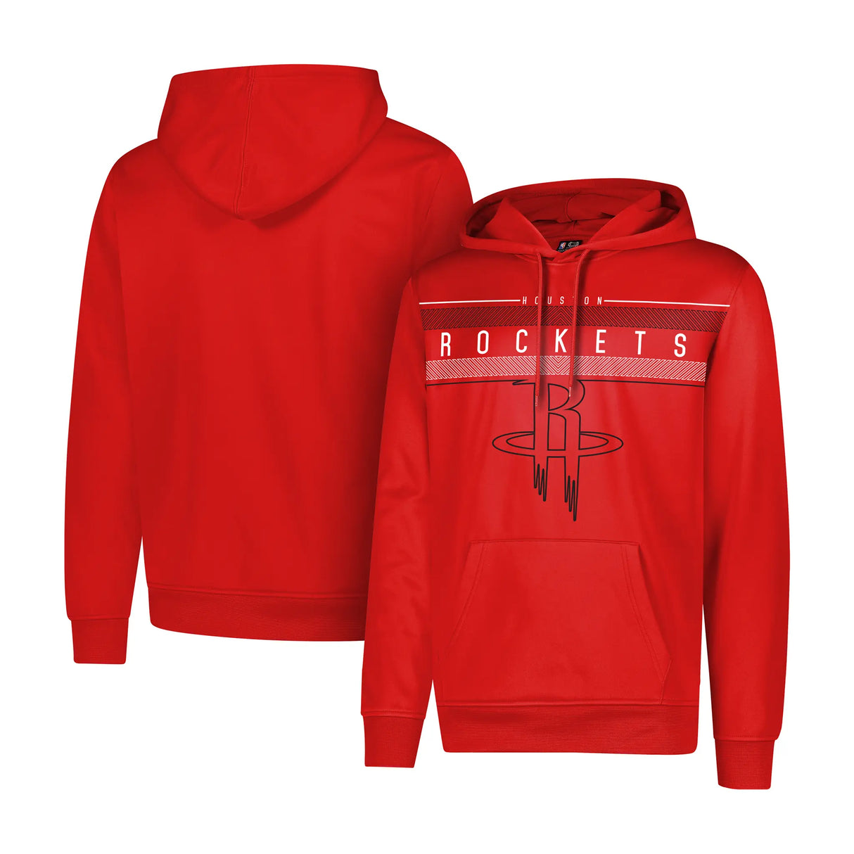 Ultra Game Men's NBA Official Super Soft Midtown Hoodie Sweatshirt | Houston Rockets