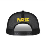 Ultra Game Men’s NBA Official Snap Back All Around The World Trucker Baseball Cap Hat | Indiana Pacers