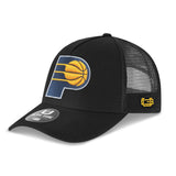 Ultra Game Men’s NBA Official Snap Back All Around The World Trucker Baseball Cap Hat | Indiana Pacers