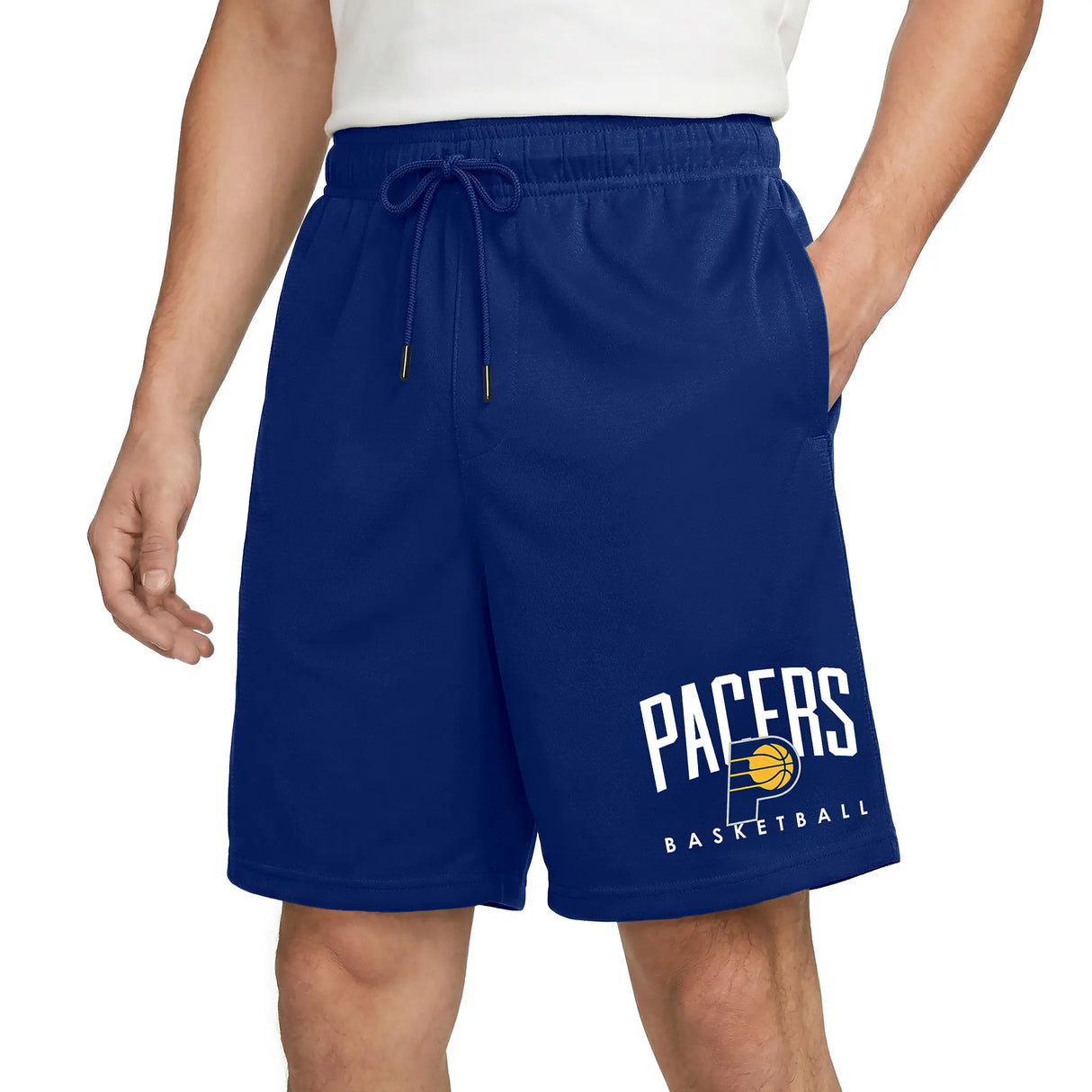Ultra Game Men’s NBA Official Soft Air Mesh Teamster Basketball Shorts - Classic Fit | Indiana Pacers