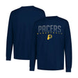 Ultra Game Men's NBA Official Super Soft Game Day Long Sleeve T-Shirt | Indiana Pacers