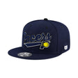 Ultra Game Men’s NBA Official Snap Back 3D Embroidered Team Logo Baseball Cap Hat | Indiana Pacers