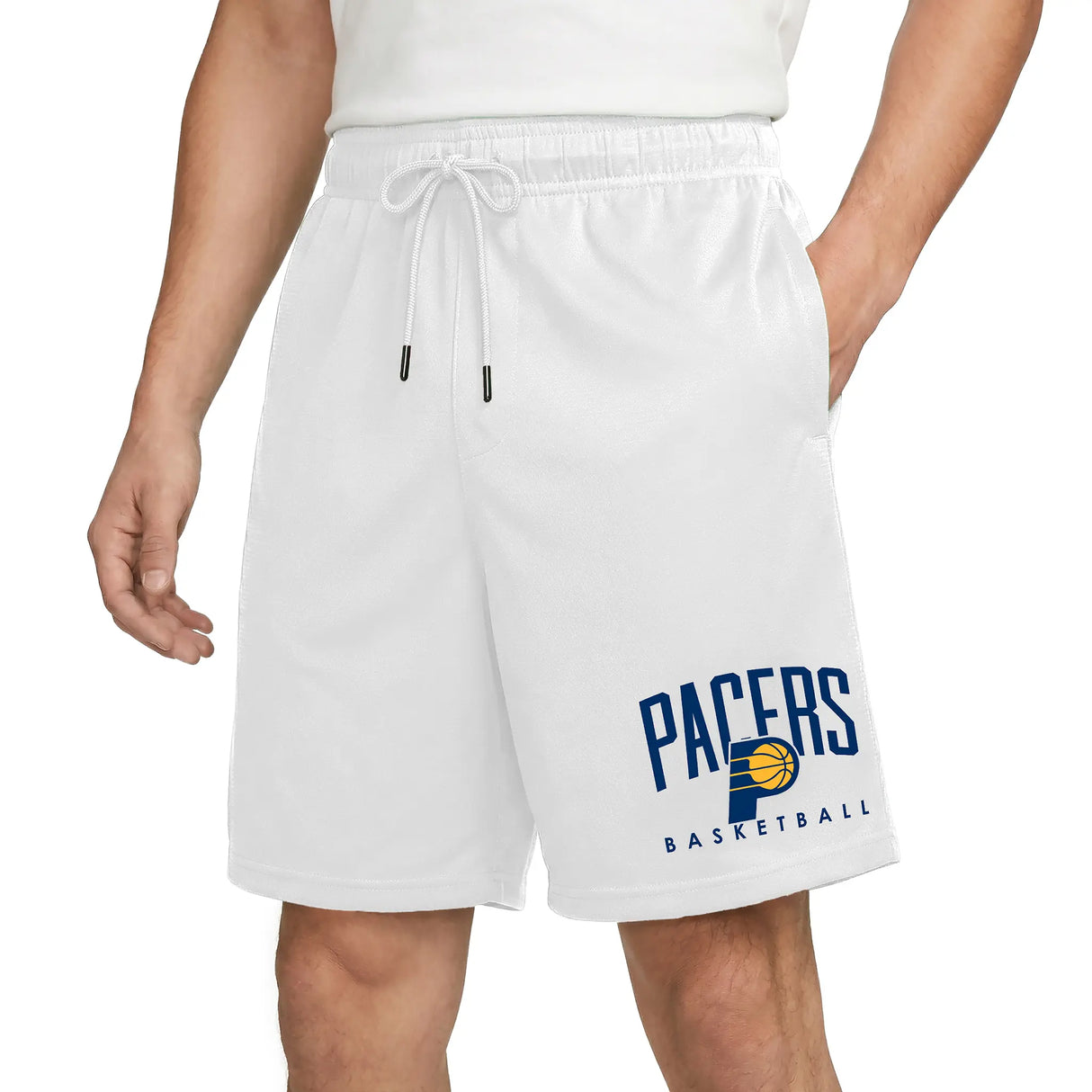 Ultra Game Men’s NBA Official Soft Air Mesh Teamster Basketball Shorts - Classic Fit | Indiana Pacers