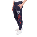 Ultra Game Men's NBA Official Super Soft Team Jogger Sweatpants | Los Angeles Clippers