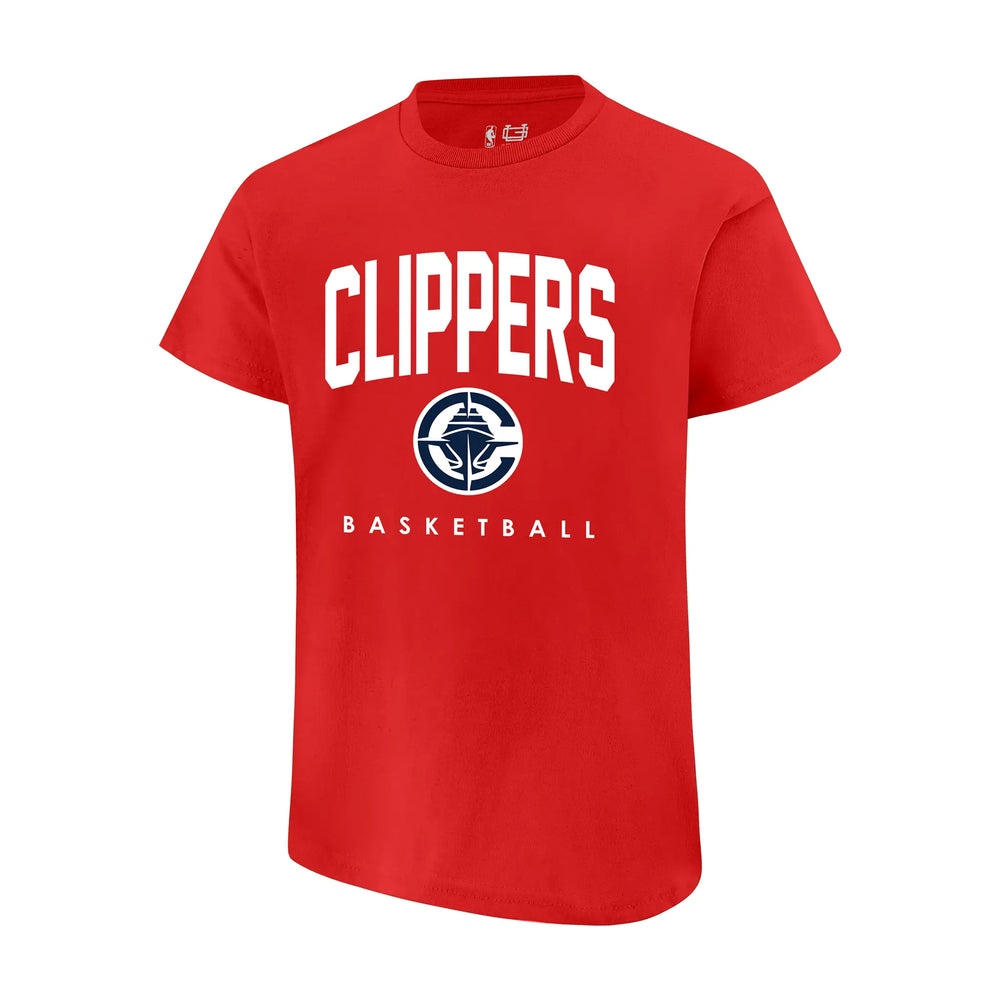 Ultra Game Men's NBA Official Super Soft Teamster Short Sleeve T-Shirt | Los Angeles Clippers