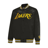 Ultra Game Mens NBA Official Smashing Records Satin Jacket | Los Angeles Lakers