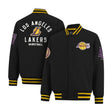 Ultra Game Men’s NBA Official Game Time Varsity Jacket | Los Angeles Lakers