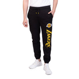 Ultra Game Men's NBA Official Super Soft Team Jogger Sweatpants | Los Angeles Lakers