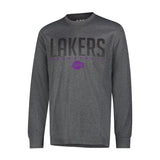 Ultra Game Men's NBA Official Super Soft Game Day Long Sleeve T-Shirt | Los Angeles Lakers