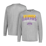 Ultra Game Men’s NBA Official Super Soft Supreme Long Sleeve T-Shirt | Los Angeles Lakers