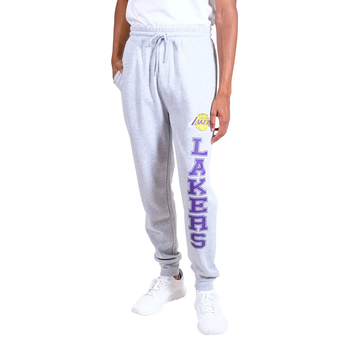 Ultra Game Men's NBA Official Super Soft Team Jogger Sweatpants | Los Angeles Lakers