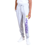 Ultra Game Men's NBA Official Super Soft Team Jogger Sweatpants | Los Angeles Lakers