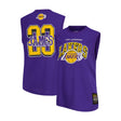 Ultra Game Men's NBA Official Sleeveless Players Mesh Tank Top Muscle T-Shirt | Los Angeles Lakers - Lebron James