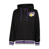 Ultra Game Men's NBA Official MVP Premium Quality Full Zip Hoodie Jacket | Los Angeles Lakers
