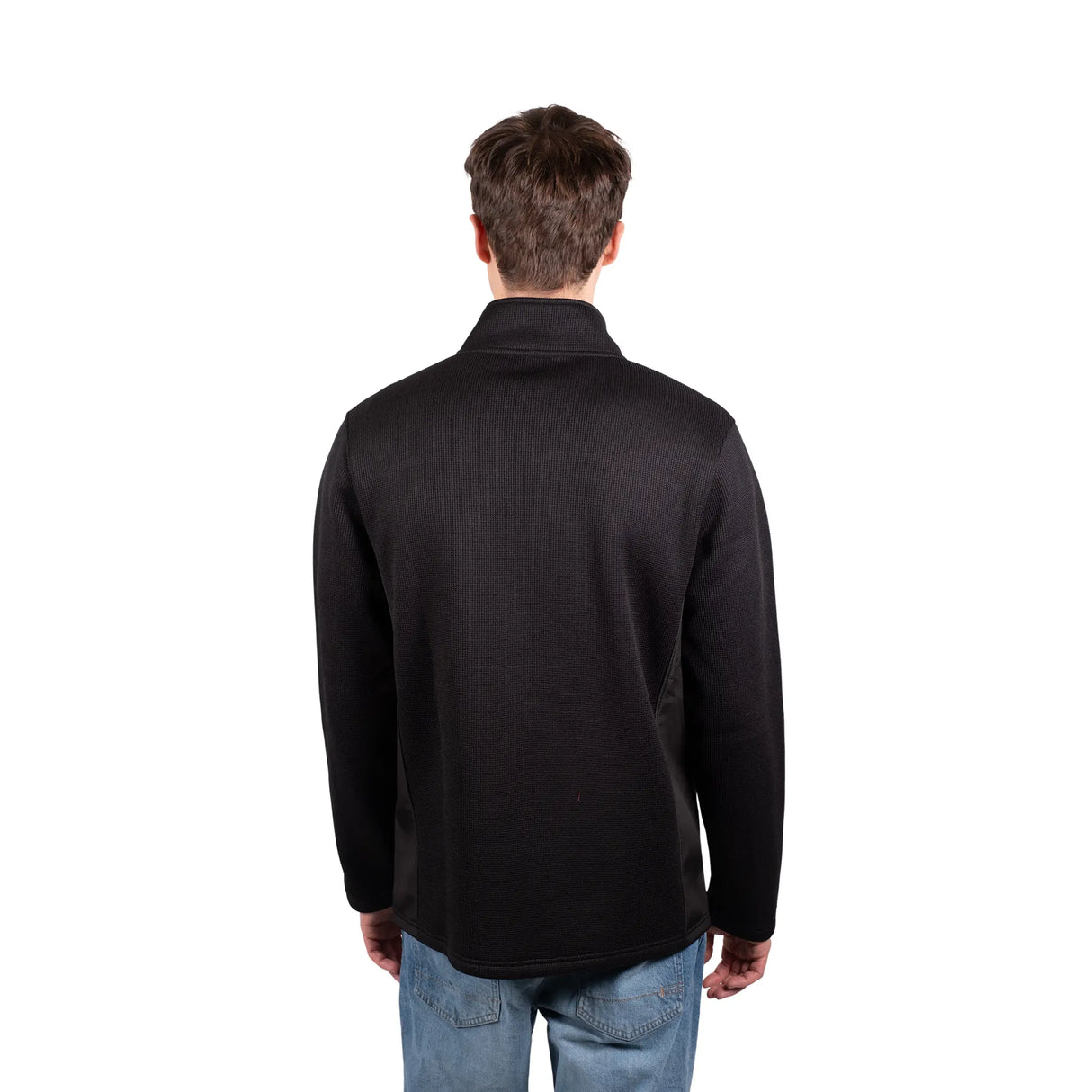 Ultra Game Men's NBA Official Super Soft Quarter Zip Sweatshirt with Zipper Pockets | Los Angeles Lakers