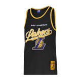 Ultra Game Men's NBA Official Tank Top Mesh Sleeveless Muscle T-Shirt | Los Angeles Lakers