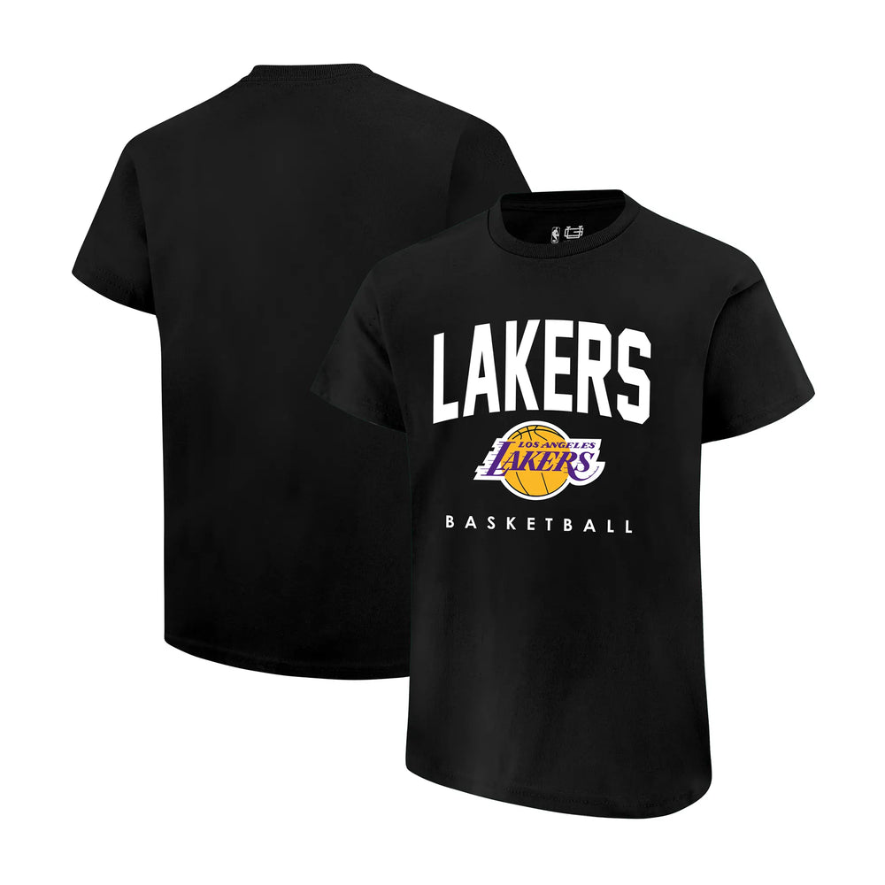Ultra Game Men's NBA Official Super Soft Teamster Short Sleeve T-Shirt | Los Angeles Lakers