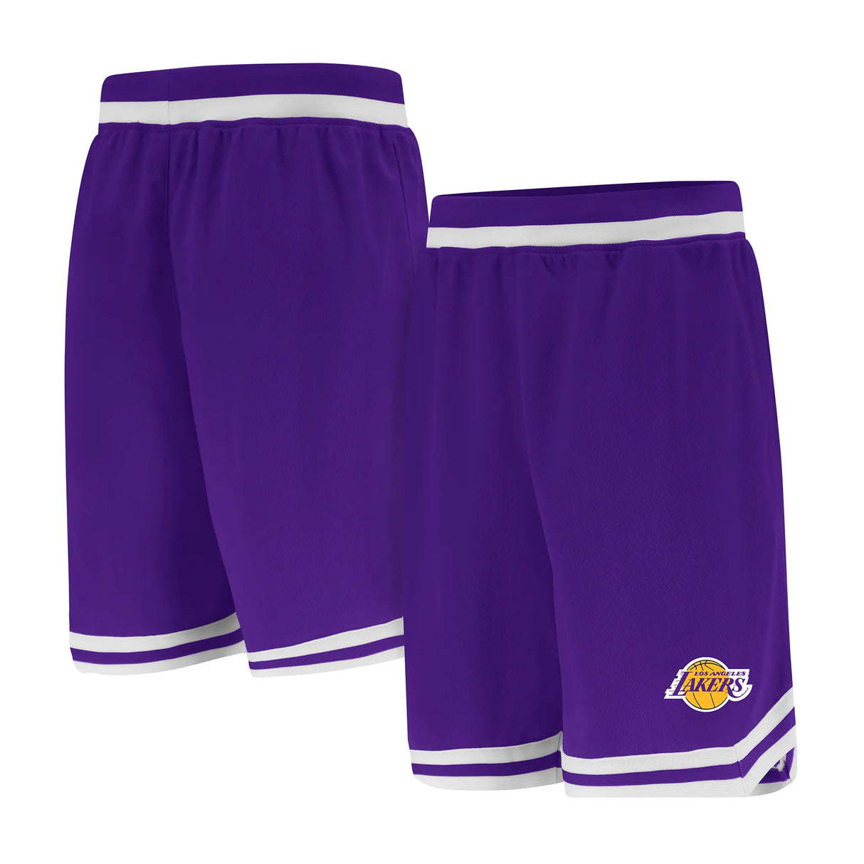 Ultra Game Men's NBA Official Soft Air Mesh Ultimate Basketball Shorts-Classic Fit | Los Angeles Lakers